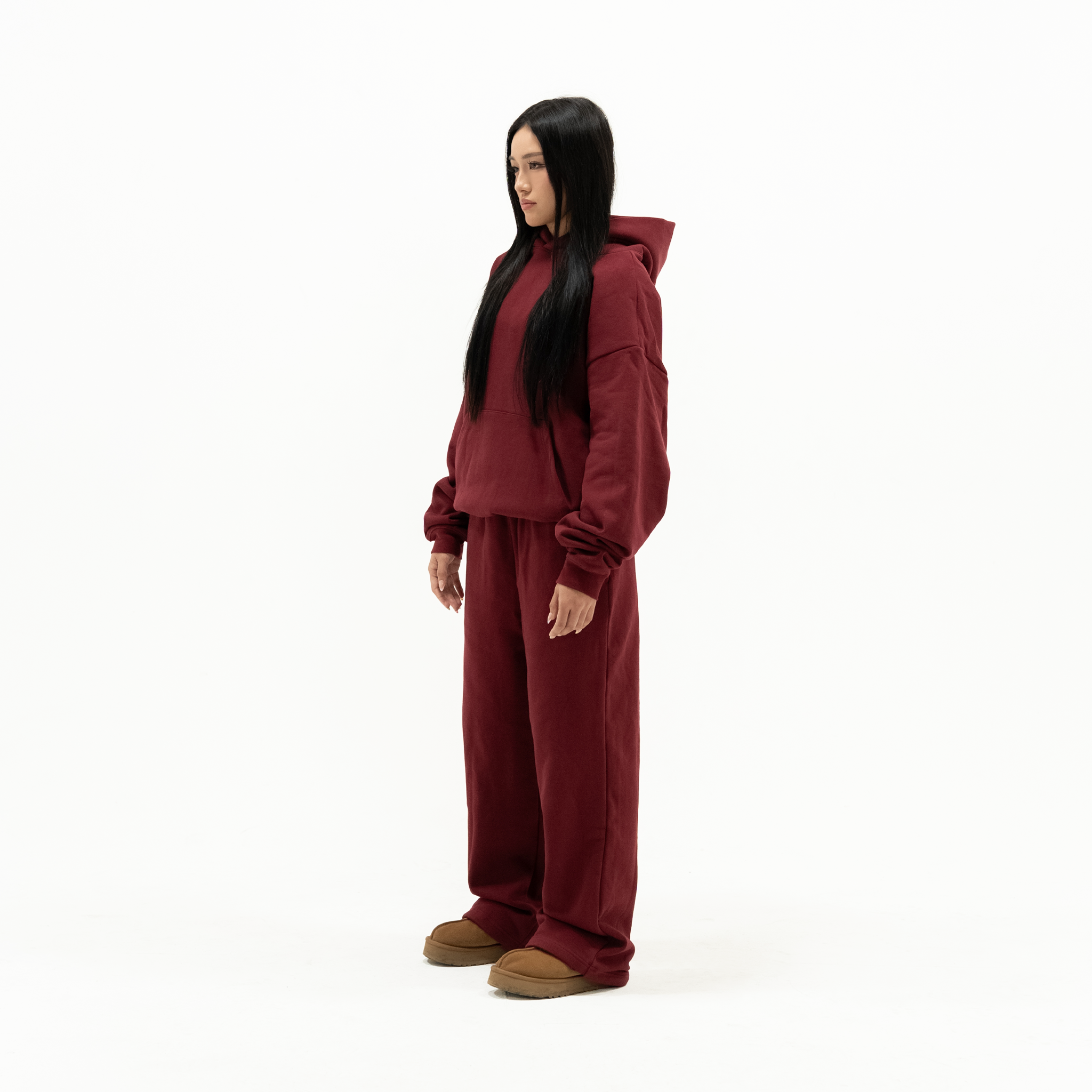 600 GSM 'Cabernet' Core Hoodie