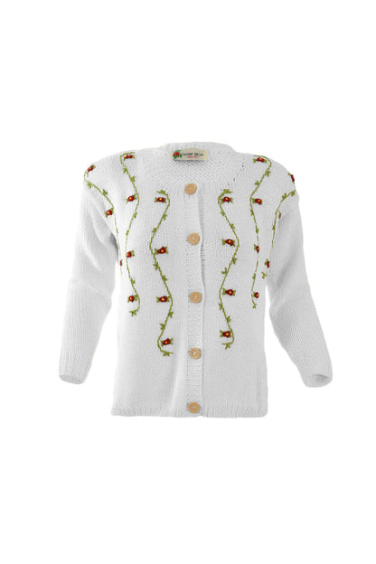 CLEMATIS Wool Cardigan