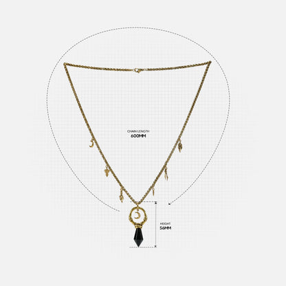 CRESCENT WARD NECKLACE