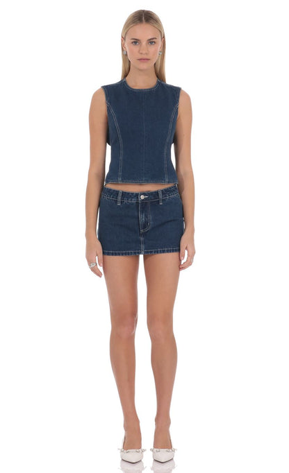 Bianca Denim Top