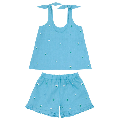 Fanm Mon x Minnow Girl's 2 Piece Short Set